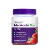 Kẹo Dẻo Giúp Ngủ Ngon Natrol Gummies Melatonin 10mg Strawberry