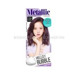 Thuốc Nhuộm Tóc Dạng Bọt Phiên Bản Black Pink Mise En Hello Bubble 30g #7MA Metallic Ash #7MA Metallic Ash