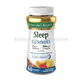 Kẹo Dẻo Giúp Ngủ Ngon Nature's Bounty Sleep Gummies 3mg 60 Viên