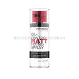 Xịt Khoáng Khóa Nền Catrice Oil-Control Matt Fixing Spray 16h 50ml