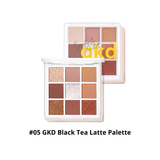 Phấn Mắt 9 Ô Focallure Nine Colors Eyeshadow Palette #05 GKD Black Tea Latte Palette