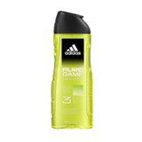 Gel Tắm Gội Rửa Mặt Cho Nam Adidas 3in1 Pure Game 400ml