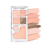 Phấn Mắt 6 Ô Rom&nd Bare Layer Palette 14g #01 Apricot Mood