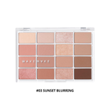Phấn Mắt 16 Ô Wakemake Soft Blurring Eye Palette #03 Sunset Blurring