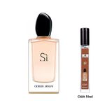 Nước Hoa Mini Nữ Giorgio Armani Si EDP Chiết 10ml