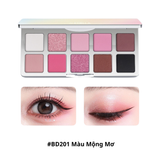 HXT - Bảng Phấn Mắt Nữ 10 Ô Shedella 10g #BD201 Màu Mộng Mơ