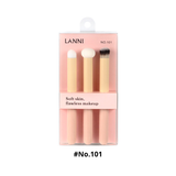 Bộ Cọ Trang Điểm 3 Món Lanini Soft Skin Flawness Makeup #No.101
