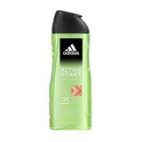 Gel Tắm Gội Rửa Mặt Cho Nam Adidas 3in1 Active Start 400ml