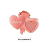 Phấn Má Hồng Lilybyred Luv Beam Cheek 4.7g #01 Loveable Coral