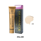 Kem Nền Che Khuyết Điểm Dermacol 30g Make Up Cover SPF 30 30g #No.208 Make Up Cover SPF 30 30g #No.208