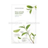 Mặt Nạ Nature Republic Real Nature Mask Sheet 23ml Green Tea Mask Sheet 23ml Green Tea Mask Sheet 23ml