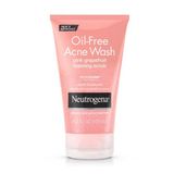Sữa Rửa Mặt Bưởi Hồng Có Hạt Neutrogena Oil-Free Acne Wash