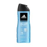 Gel Tắm Gội Rửa Mặt Cho Nam Adidas 3in1 After Sport 400ml