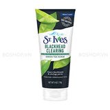 Sữa Rửa Mặt Tẩy Tế Bào Chết St.Ives 170g Blackhead Clearing Green Tea Scrub 170g