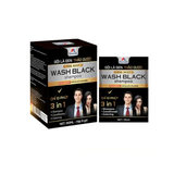 Dầu Gội Nhuộm Đen 3in1 Hamifa A Washing Black Shampoo Hộp 6 Gói