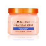 Tẩy Tế Bào Chết Body Tree Hut Shea Sugar Scrub 510g Moroccan Rose 510g