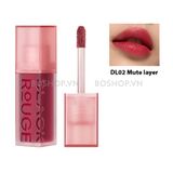 Son Kem Lì Black Rouge Double Layer Over Velvet #DL02 Mute layer