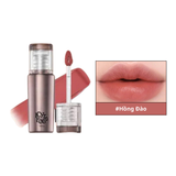 HXT - Son Kem Dưỡng Môi Mịn Màng Black Rouge Icy To Fog Velvet Tint FV01 #Hồng Đào