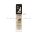 Kem Nền Catrice All Matt Shine Control Make-up 30ml #010 Neutral Light Beige