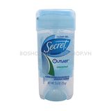 LĂN KHỬ MÙI SECRET OUTLAST CLEAR GEL UNSCENTED 73GR