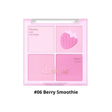 Phấn Má Hồng 4 Ô Dasique Blending Mood Cheek 11g #06 Berry Smoothie