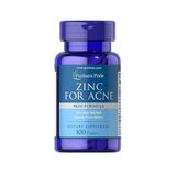 Viên Uống Kẽm Hỗ Trợ Trị Mụn Puritan's Pride Zinc For Acne 100 Viên