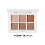 Bảng Phấn Mắt 6 Ô Odbo Signature Eyeshadow Palette OD276 No.04 Autumn