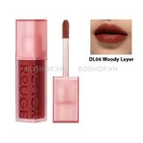 Son Kem Lì Black Rouge Double Layer Over Velvet #DL06 Woody Layer