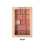 Phấn Mắt Sivanna Colors Sculpted Looks Charming Palette HF155 16g No.01