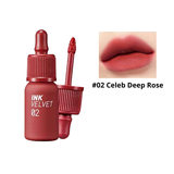 Son Kem Peripera Ink Velvet Tint 4g #02 Celeb Deep Rose #02 Celeb Deep Rose