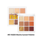 Phấn Mắt 9 Ô Focallure Nine Colors Eyeshadow Palette #01 NSDD Mocha Sunset Palette