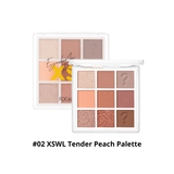 Phấn Mắt 9 Ô Focallure Nine Colors Eyeshadow Palette #02 XSWL Tender Peach Palette