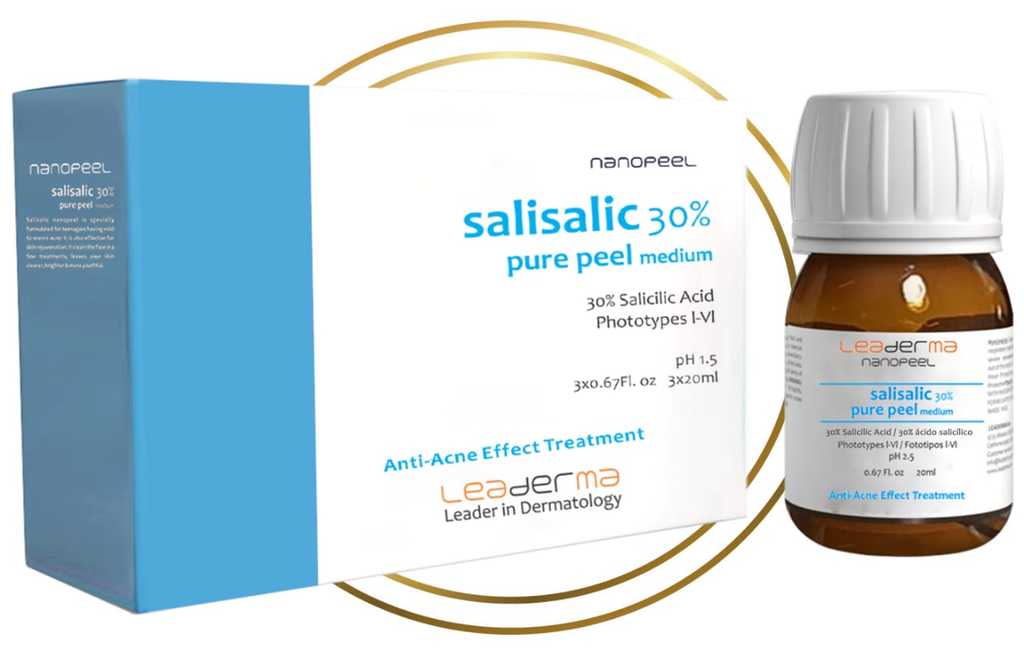 Salisalic 30% pure peel (Medium) - Mụn/Trẻ hóa da/Giảm dày sừng