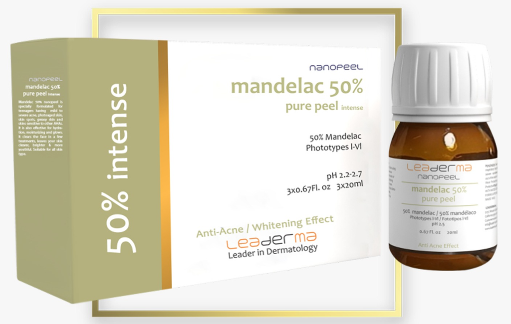 Mandelac 50% pure peel (Intense) - Điều trị mụn/Trắng sáng da
