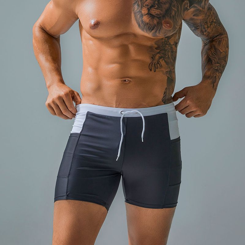 Quần bơi nam boxer form lửng dài giữa đùi QB-011