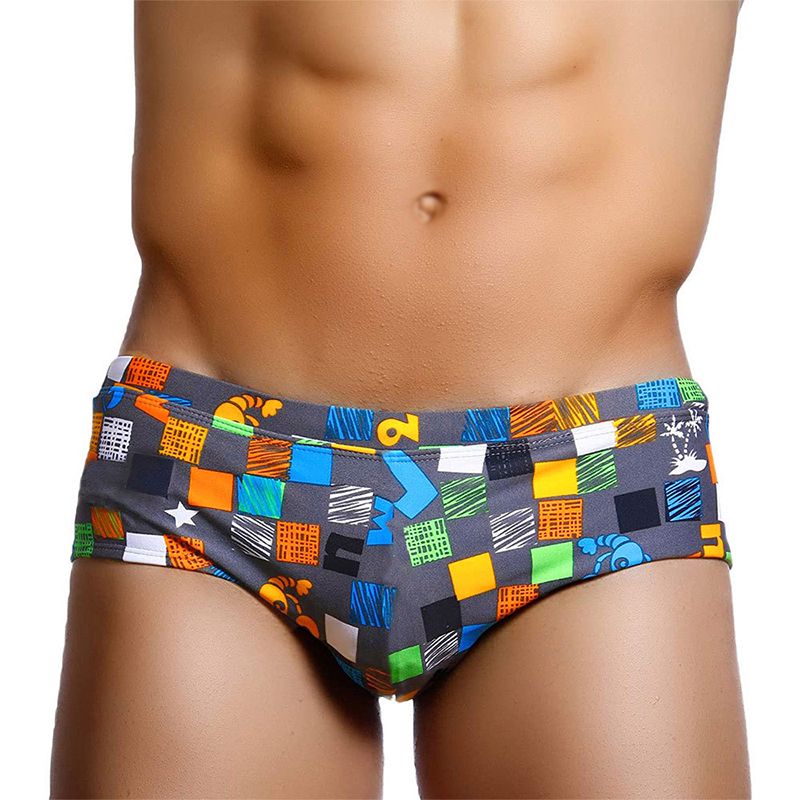 Quần bơi nam boxer brief màu sắc trẻ trung UXH619