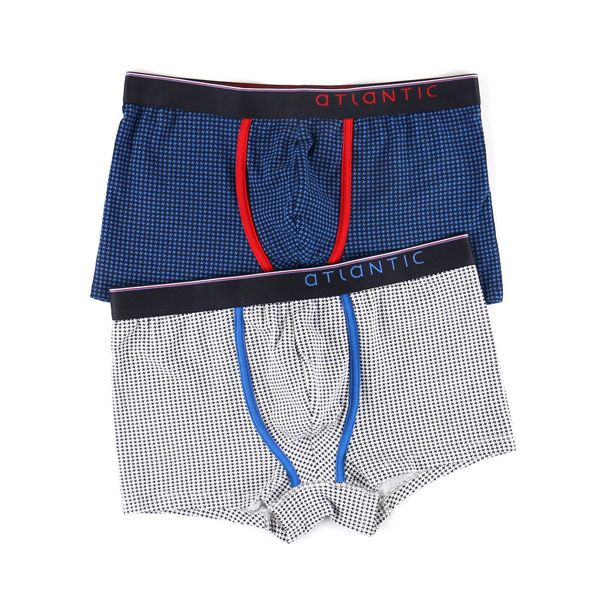 Quần lót nam boxer cotton, sịp đùi caro QL-823