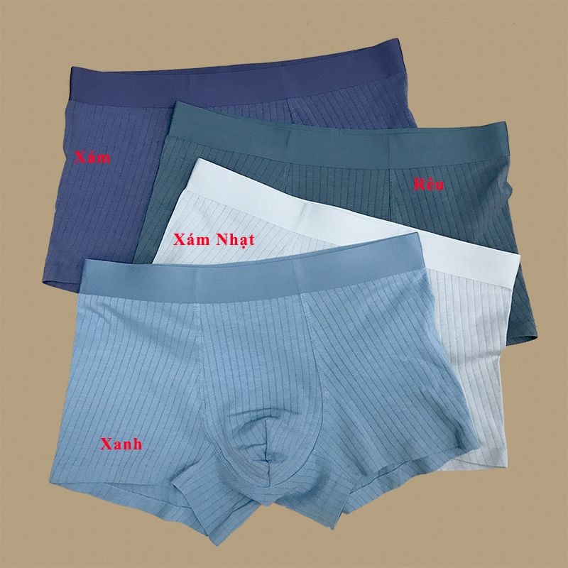 Quần lót nam boxer cotton, sịp đùi nam QL-120
