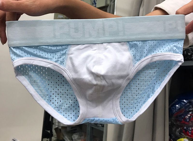 Quần lót nam thun lạnh, sịp nam tam giác lưới PU-03