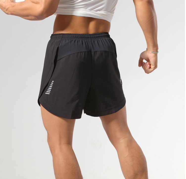 Quần short thể thao nam 2 lớp, quần tập gym, quần chạy bộ nam MK04