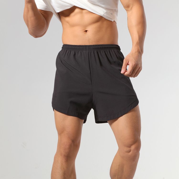 Quần short thể thao nam 2 lớp, quần tập gym, quần chạy bộ nam MK04