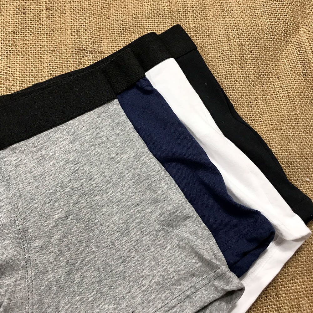 Set 4 quần lót nam boxer, sịp đùi nam đơn giản QL-N01