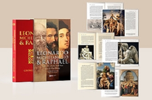 DELUXE BOOKS- Leonardo Michelangelo và Raphael - Cuộc Đời Ba Danh Họa Thời Kì Phục Hưng