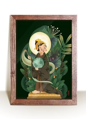 Tranh Diêu Trì Địa Mẫu - OBV 08