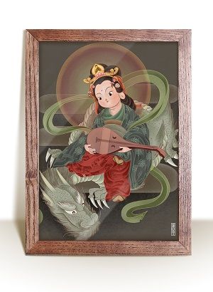 Tranh Diệu Âm Phật Mẫu - OBV 19