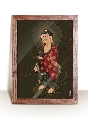 Tranh Phật A Di Đà - OBV 22