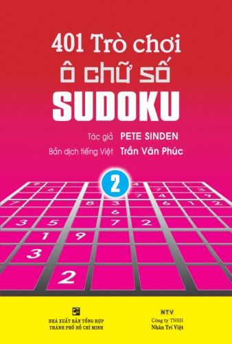 401 Trò Chơi Ô Chữ Số Sudoku – Tập 2