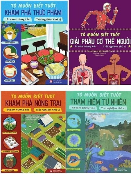 Trọn Bộ Tớ Muốn Biết Tuốt (Dành cho Trẻ 6t-11t Học Hỏi và Khám Phá)