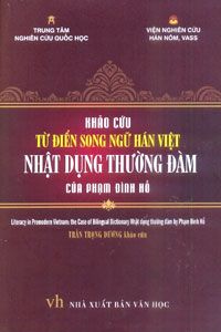 TỪ ĐIỂN SONG NGỮ HÁN VIỆT - NHẬT DỤNG THƯỜNG ĐÀM CỦA PHẠM ĐÌNH HỔ