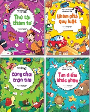 COMBO RÈN LUYỆN TƯ DUY, NÂNG CAO IQ (4 QUYỂN)